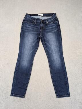 Lila Ryan Jeans Womens 30P Blue Market Skinny Stretch Denim Petite Zip Fly